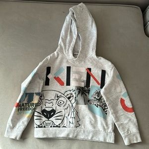 Kenzo Kids Hoodie Sweater Sweatshirt Shirt Top Grey